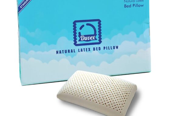 Natural latex premium bed pillow Orthopedic Head Neck Support Queen Size 70x40cm